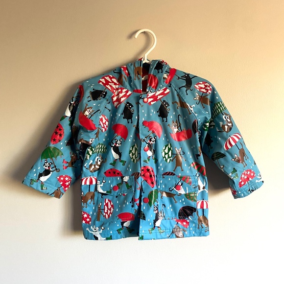 Hatley fleece lined rain jacket size 3T - Picture 1 of 4